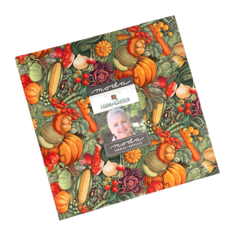 Farm And Garden Layer Cake® 7470LC Moda Precuts Layer Cake 10" squares quilt fabric by Moda Cathe Holden