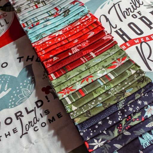 Good News Great Joy 35 pc Fat Quarter Bundle by Fancy That Studios for Moda 45560AB