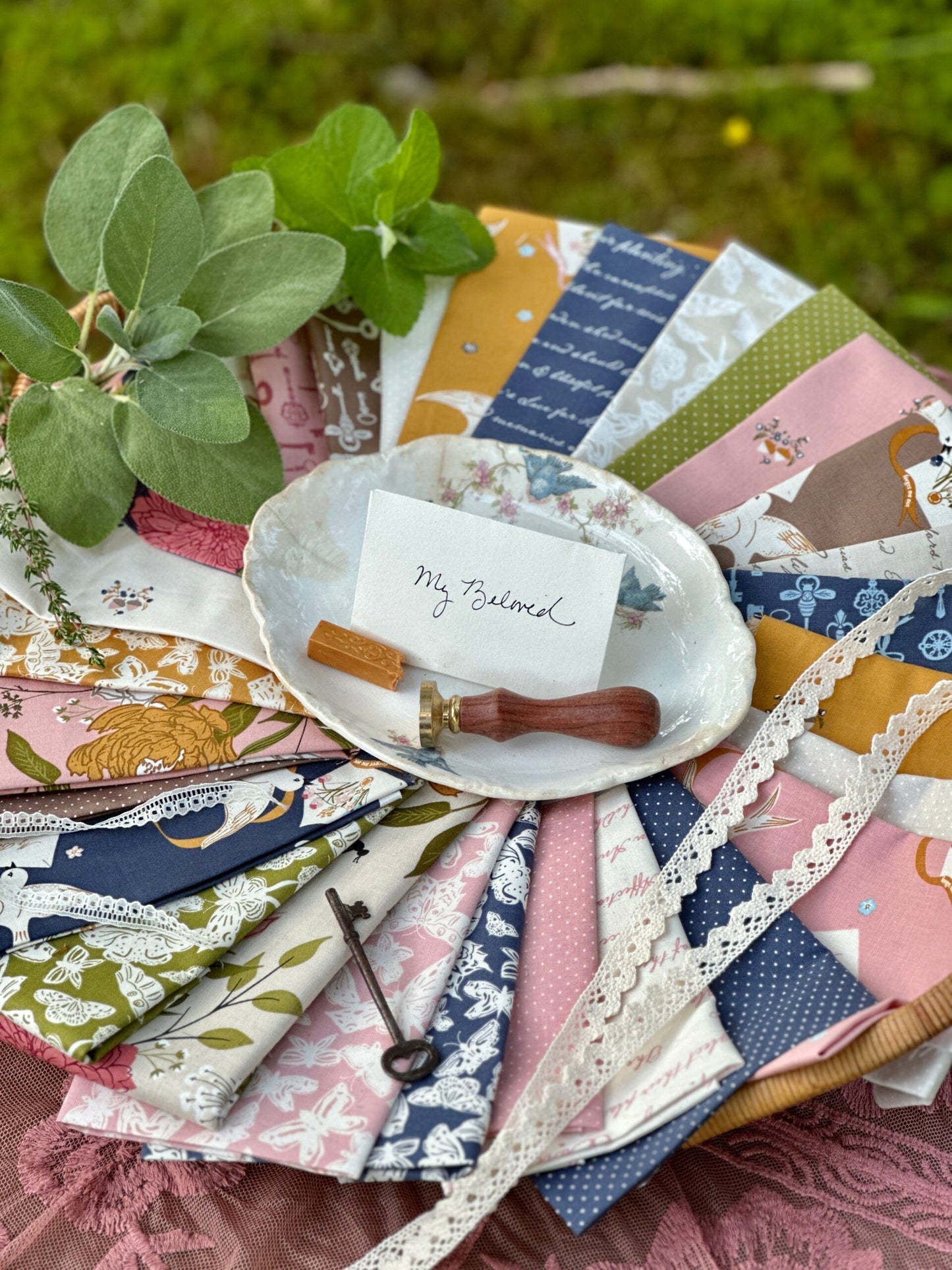 Enchantment Jelly Roll® 43170JR Moda Precuts Jelly Roll 100% cotton fabric quilt strips by Moda Sweetfire Road image 2