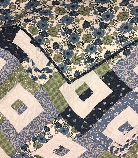 Weekend Vibes Quilt Sample Featuring Lakeview Lane Fabric, 60" x 70" image 4