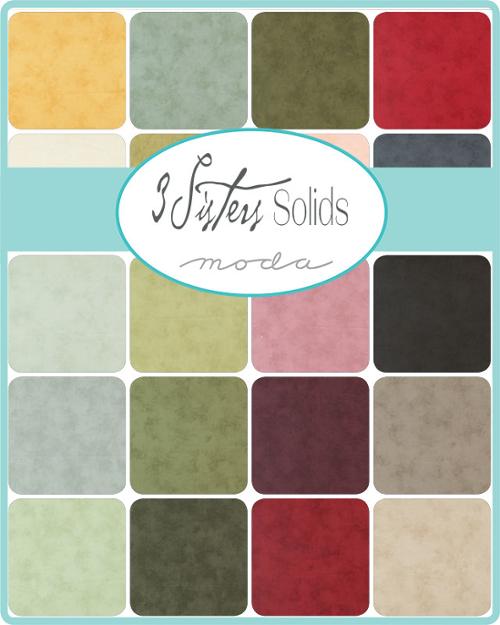 3 Sisters Solids Jelly Roll® 44019JR Moda Precuts 100% cotton fabric quilt strips by 3 Sisters