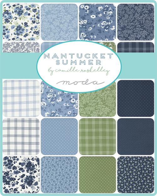 Nantucket Summer by Camille Roskelley precut Layer Cake 10" squares quilt fabric by Moda 55260LC