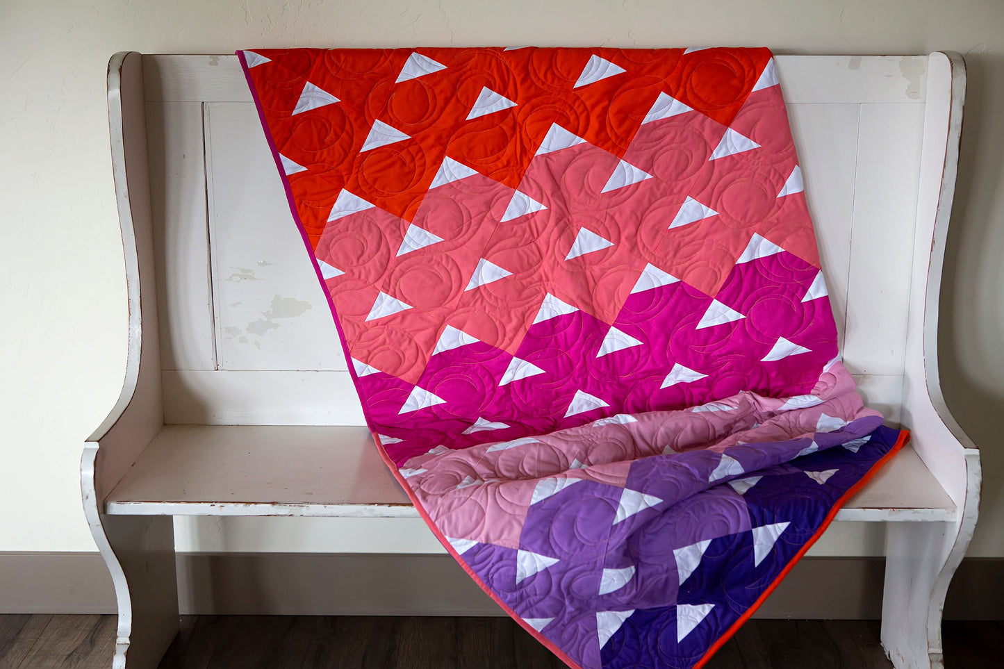 Warm Reflections Pre Cut 60" X 72" Kit Fabric Pattern and Binding and backing Included ALL PRE CUT ready to sew