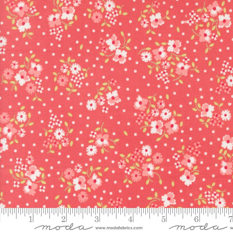 ENDOFBOLT 81 Moda Cali and Co Flamingo Basic 100% cotton quilting fabric by Cory Yoder