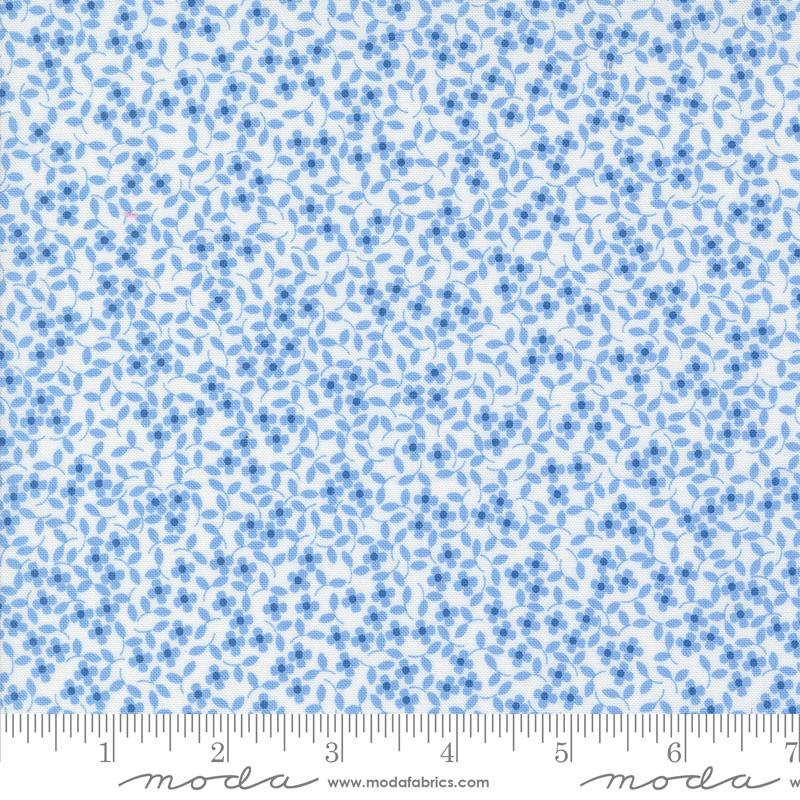 Cali Co Cobalt on cloud 29193 22 Moda By The Yard Moda Fabric Corey Yoder cotton quilt fabric