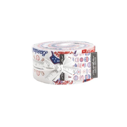 Play Ball Jelly Roll® 33810JR Moda Precuts 100% cotton fabric quilt strips Designers Baseball