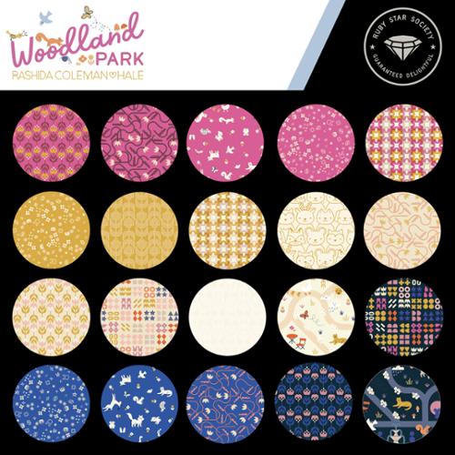 Woodland Park Layer Cake® RS1080LC Ruby Star Precut Layer Cake 10" squares quilt fabric by Moda Rashida Coleman Hale