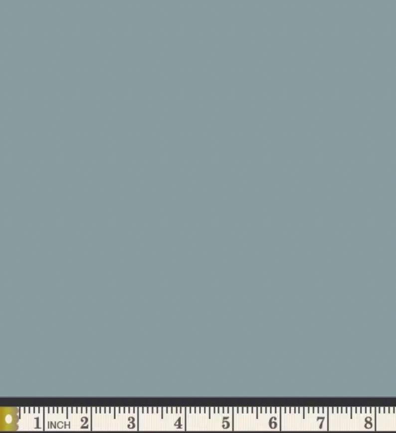 END OF BOLT 690 Art Gallery Pure Solids Ocean Fog Fabric background 100% cotton quilting fabric