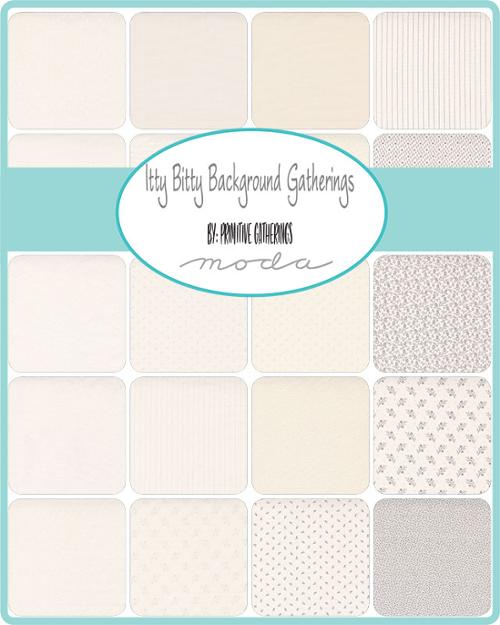 Itty Bitty BG Gath 9 x 22 Cut 49280F8 Moda Precuts 25 piece Fat Eighth Bundle Primitive Gatherings Basics