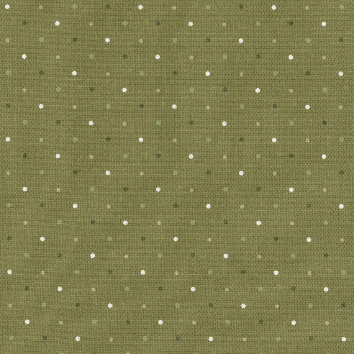 END OF BOLT 741 Magic Dot 5230 Forest Moda Olive Green Fabrics Fabric background 100% cotton quilting fabric
