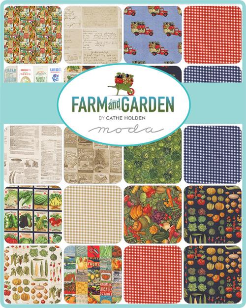 Farm And Garden Jelly Roll® 7470JR Moda Precuts Moda 100% cotton fabric quilt strips by Cathe Holden