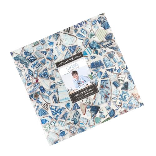 Larking Layer Cake® 24630LC Moda Precuts pre-cut Layer Cake 10" squares quilt fabric by Janet Clare