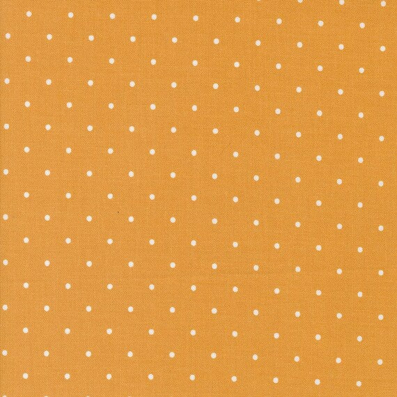 END OF BOLT 749 Magic Dot 5230 Forest Moda Mustard Fabrics Fabric background 100% cotton quilting fabric