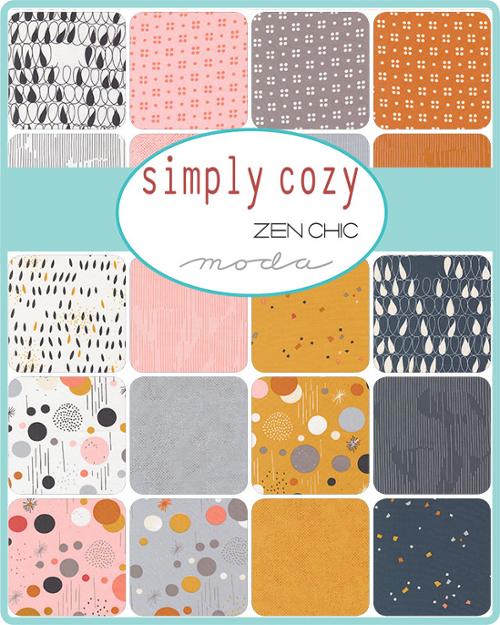 Simply Cozy Jelly Roll® 1890JR Moda Precuts 100% cotton fabric quilt strips by Moda Zen Chic