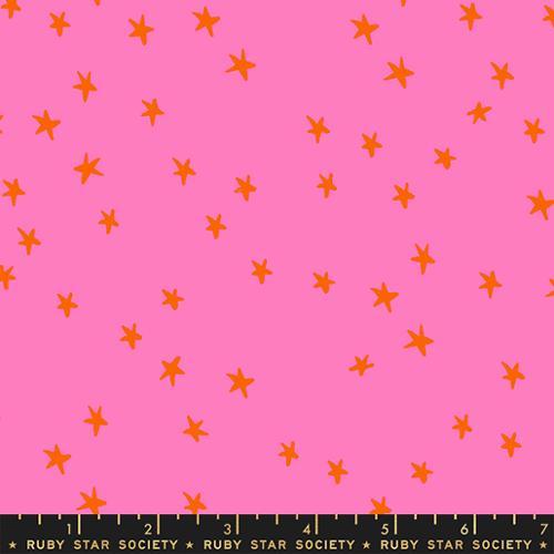 END OF BOLT 799 Ruby Star Society Starry Vivid Pink RS4109-41 by Ruby Star Society for Moda Fabrics 100% cotton quilting fabric