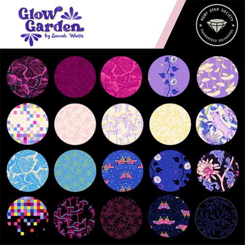 Glow Garden Jelly Roll® RS2111JR Ruby Star Precut Ruby Star Precut 100% cotton fabric quilt strips by Moda Ruby Star Society Sarah Watts