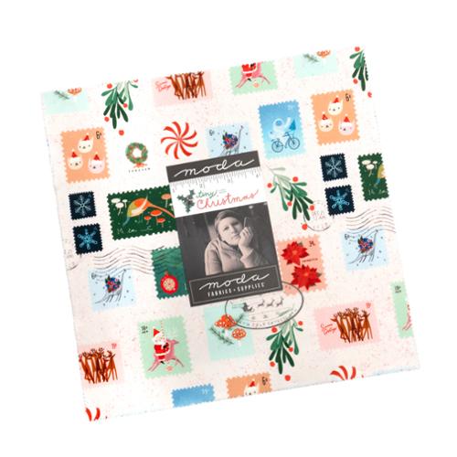 Tiny Christmas Layer Cake® 37130LC Moda Precuts pre-cut Layer Cake 10" squares quilt fabric by Lizzy House