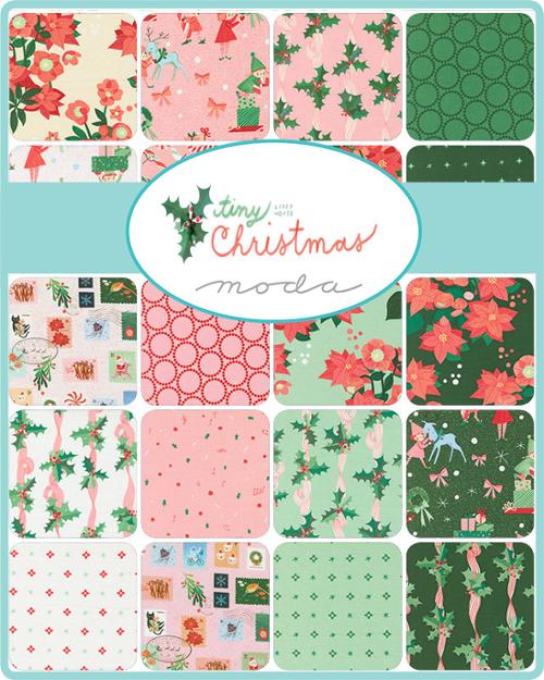 Tiny Christmas Jelly Roll® 37130JR Moda Precuts Jelly Roll by Moda 100% cotton fabric quilt fabric strips Lizzy House