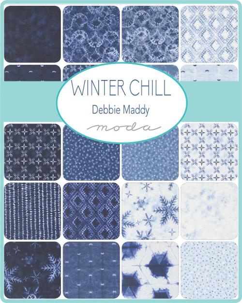 Winter Chill Jelly Roll® 48100JR Moda Precuts Jelly Roll 100% cotton fabric quilt strips by Moda Debbie Maddy