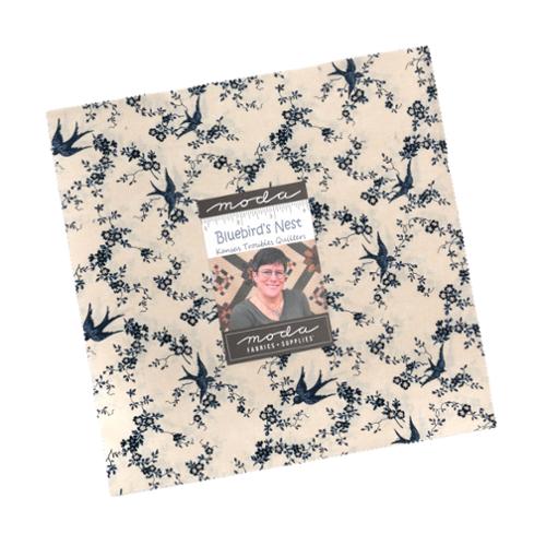 Bluebirds Nest Layer Cake® 9800LC Moda Precuts pre-cut Layer Cake 10" squares quilt fabric by Kansas Troubles Quilters