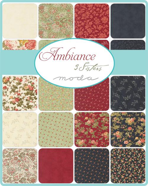 Ambiance Layer Cake® 44410LC Moda Precuts pre-cut Layer Cake 10" squares quilt fabric by 3 Sisters