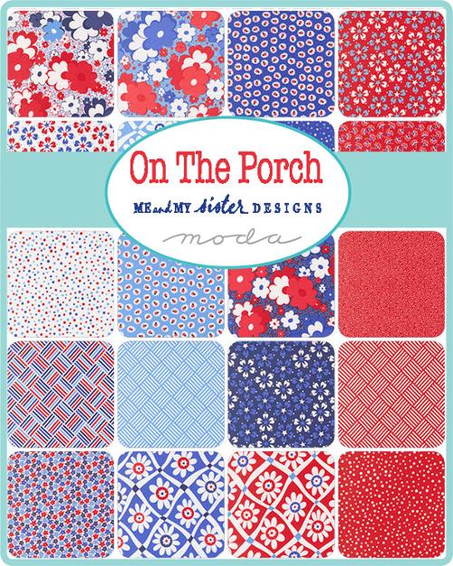 On The Porch Layer CakeĀ® 22510LC Moda Precuts Layer Cake 10" squares quilt fabric by Me and My Sister Designs