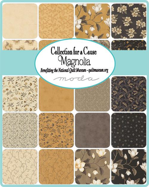 Collect Magnolia Layer CakeĀ® 46280LC Moda Precuts Layer Cake 10" squares quilt fabric by Howard Marcus