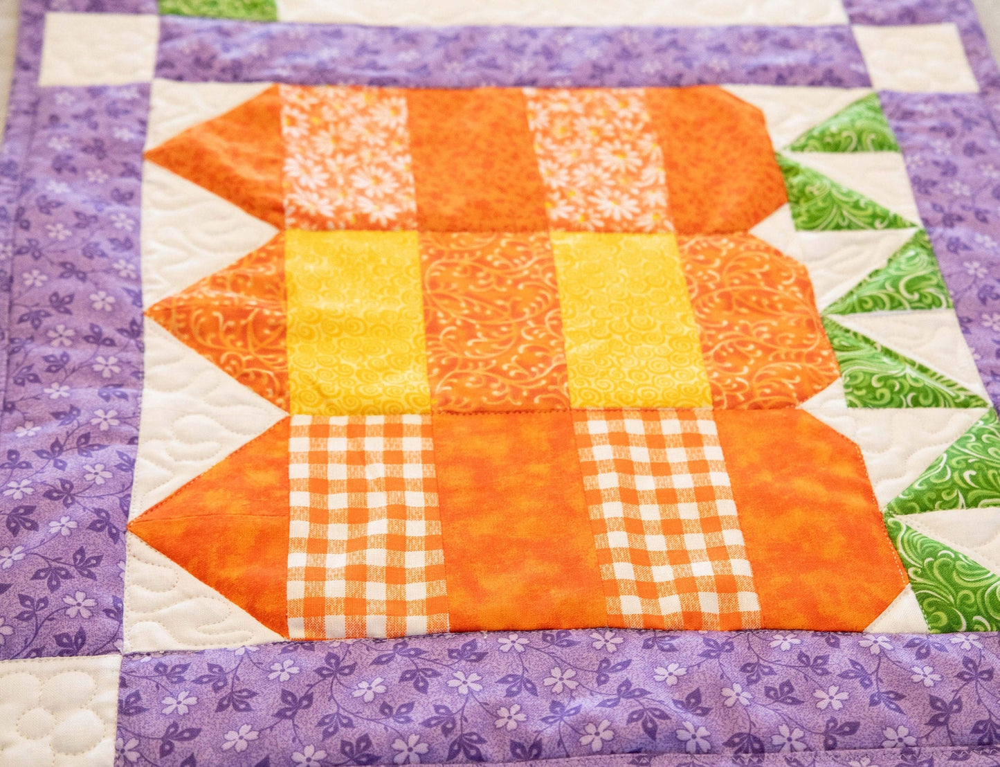 Signs of Spring Easter Bunny Easter Egg Wall Hanging Table Square Kit Fabric Pattern Binding Backing ALL PRE CUT 30" X 30"