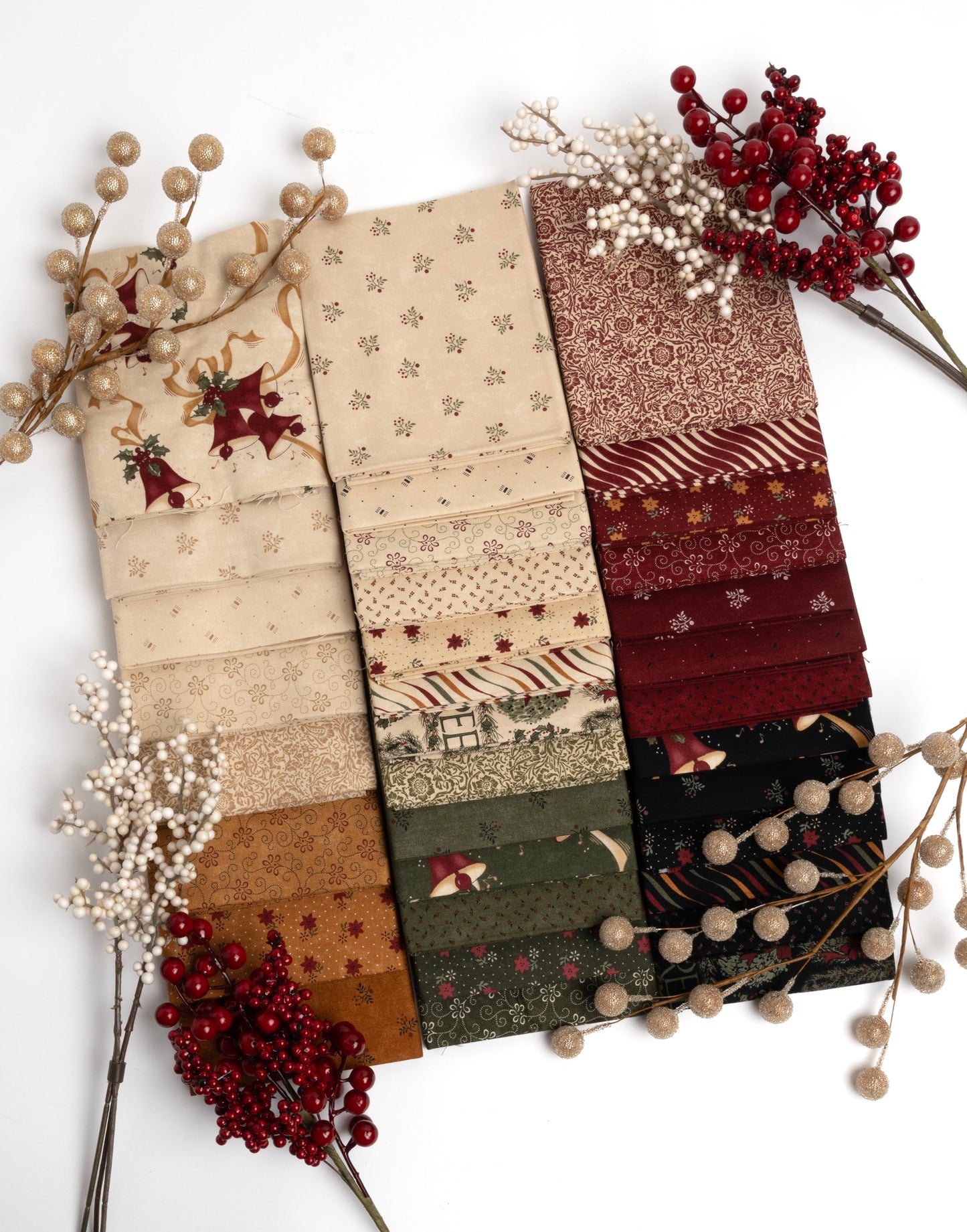 A Vintage Christmas Jelly Roll® 9780JR Moda Precuts by Kansas Troubles