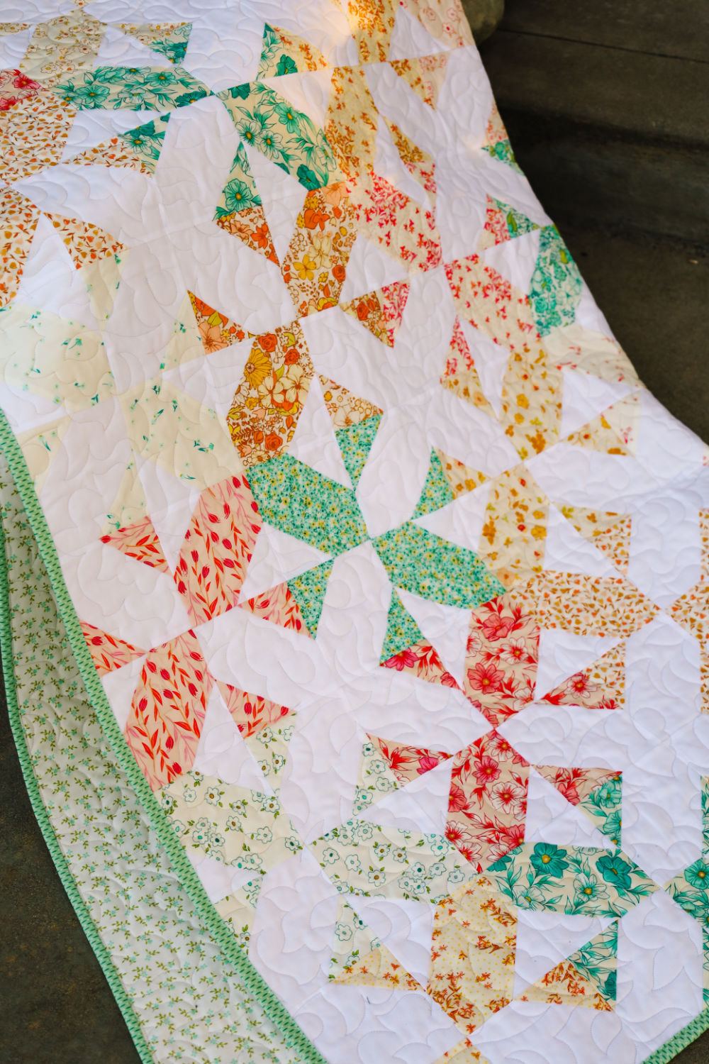 Bloomcross Precut Quilt Kit Featuring Art Gallery Bloomcore