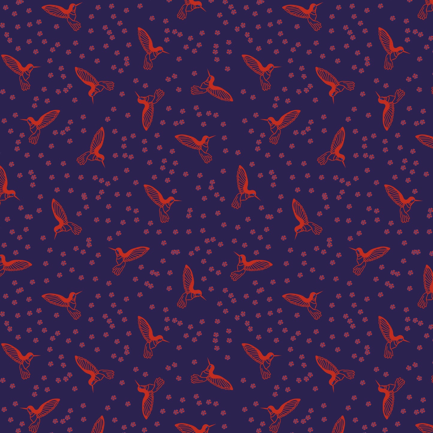 END OF BOLT 30 Riley Blake C15546 Botanic Blast Sangria 100 percent cotton fabric