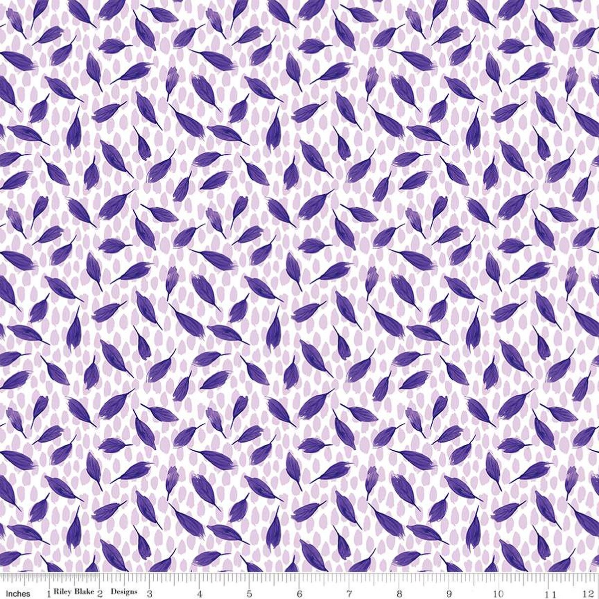 Plum Petals Leaves Cloud C15644  Riley Blake   By The Yard Fabric  cotton quilt fabric