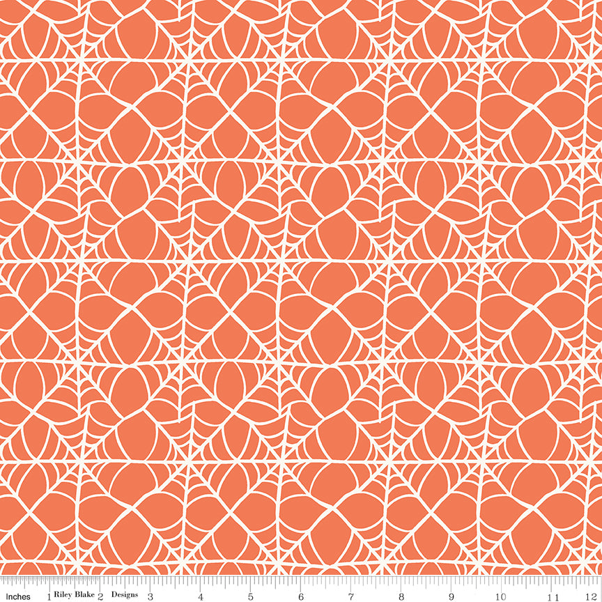 Riley Blake Hey Pumpkin End of Bolt 1 yard 19 inch remnant 100% cotton quilting fabric 
