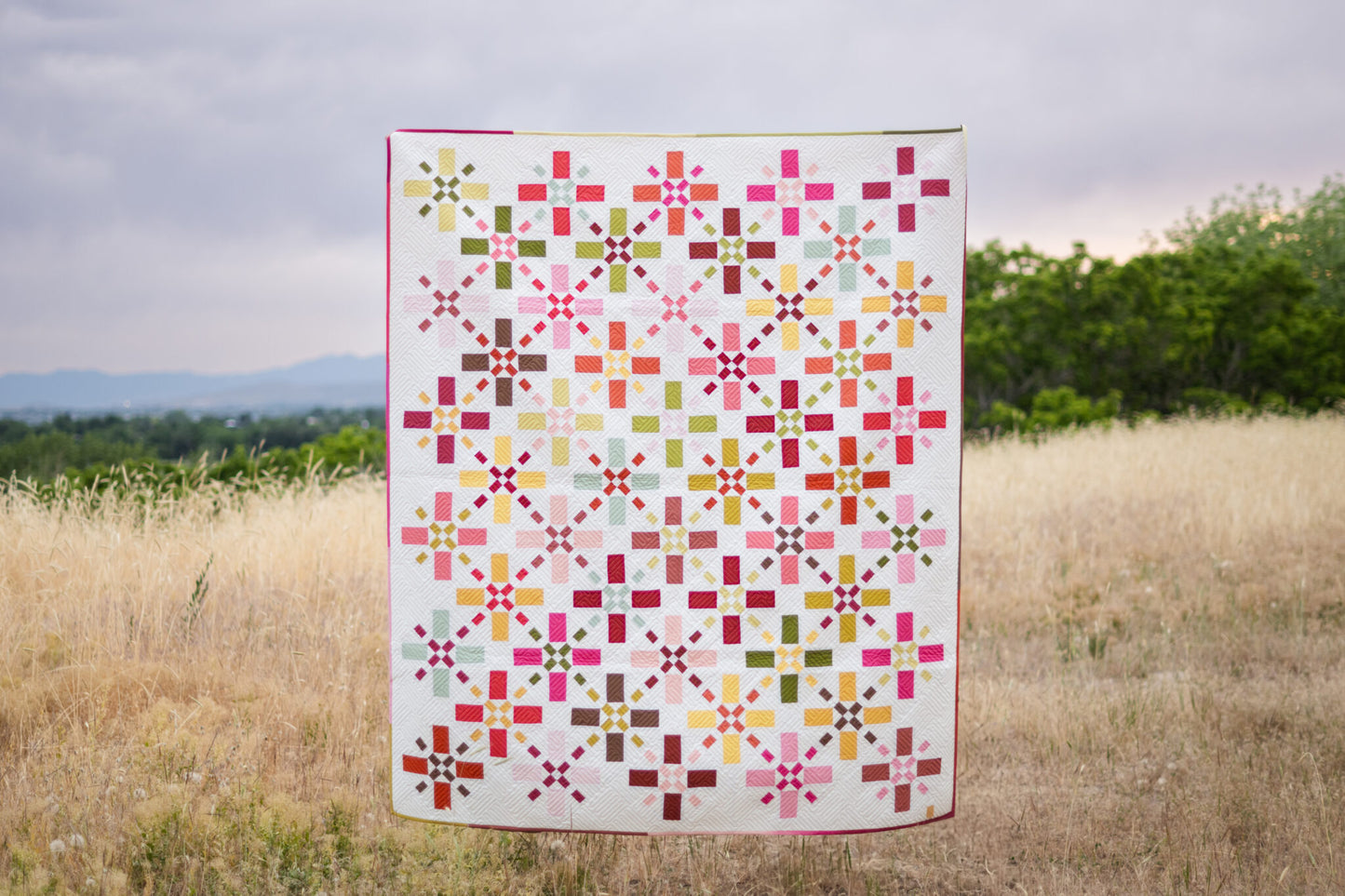 Positive Vibes Precut Quilt Kit Featuring Riley Blake Confetti Cottons