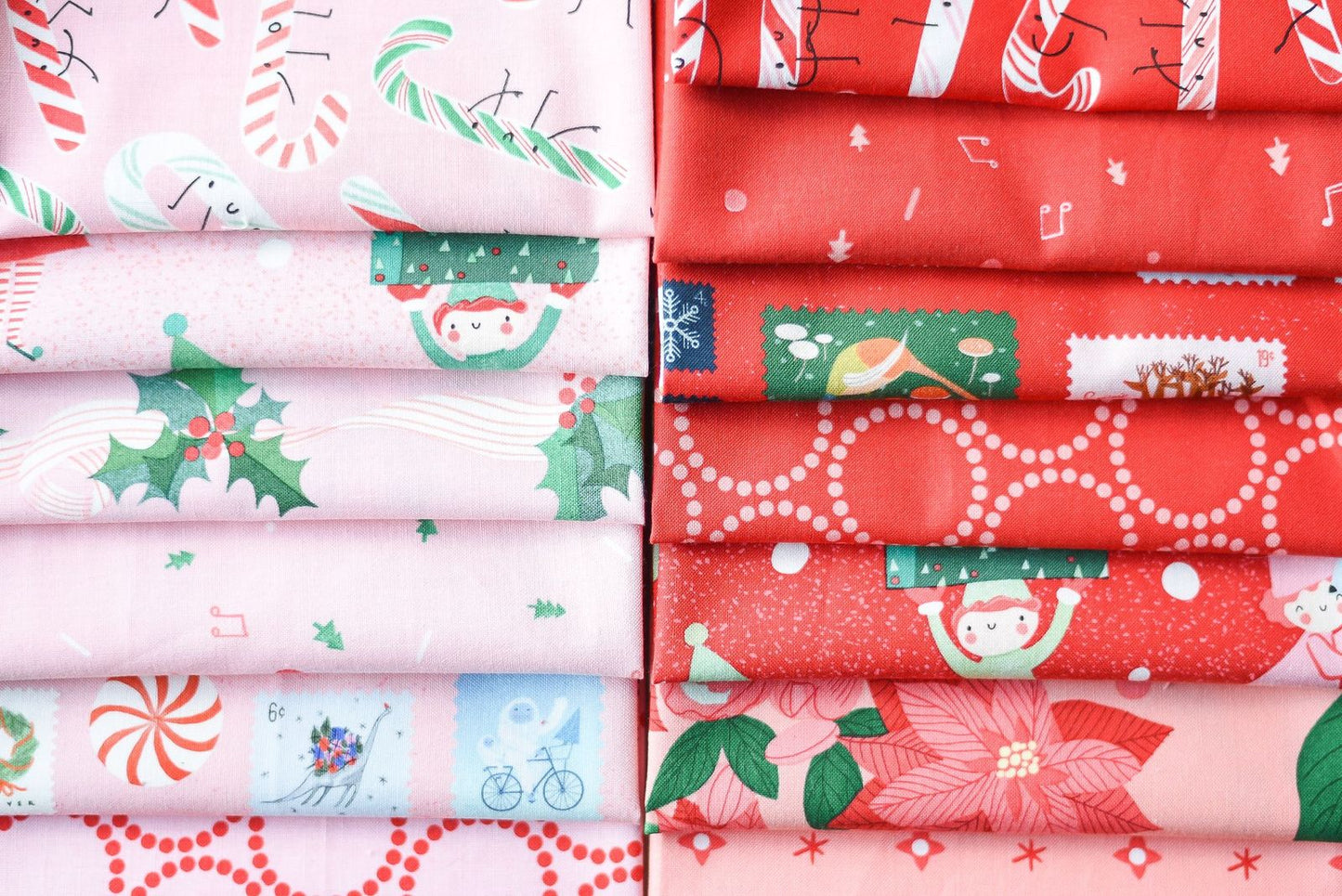 Tiny Christmas Jelly Roll® 37130JR Moda Precuts Jelly Roll by Moda 100% cotton fabric quilt fabric strips Lizzy House