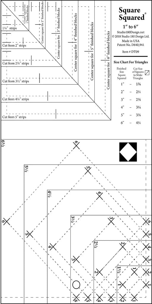 Square Squared Trim Ruler