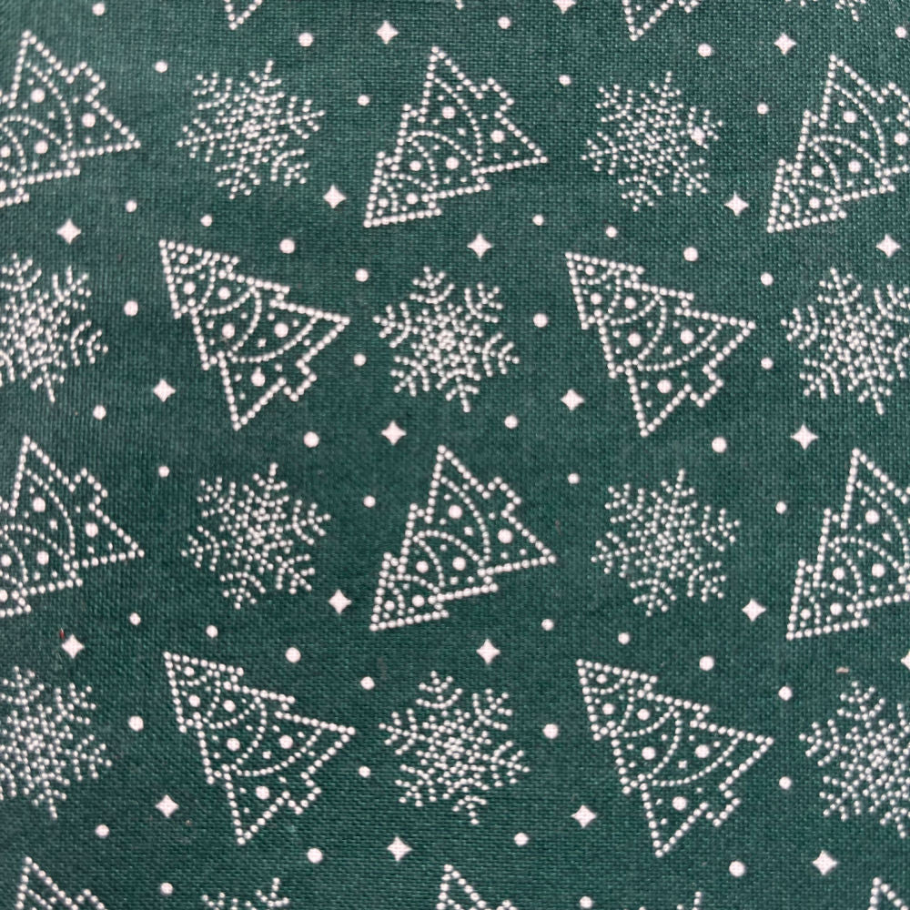 Forest Green Trees Backing for Christmas Brick kit, 4 yards