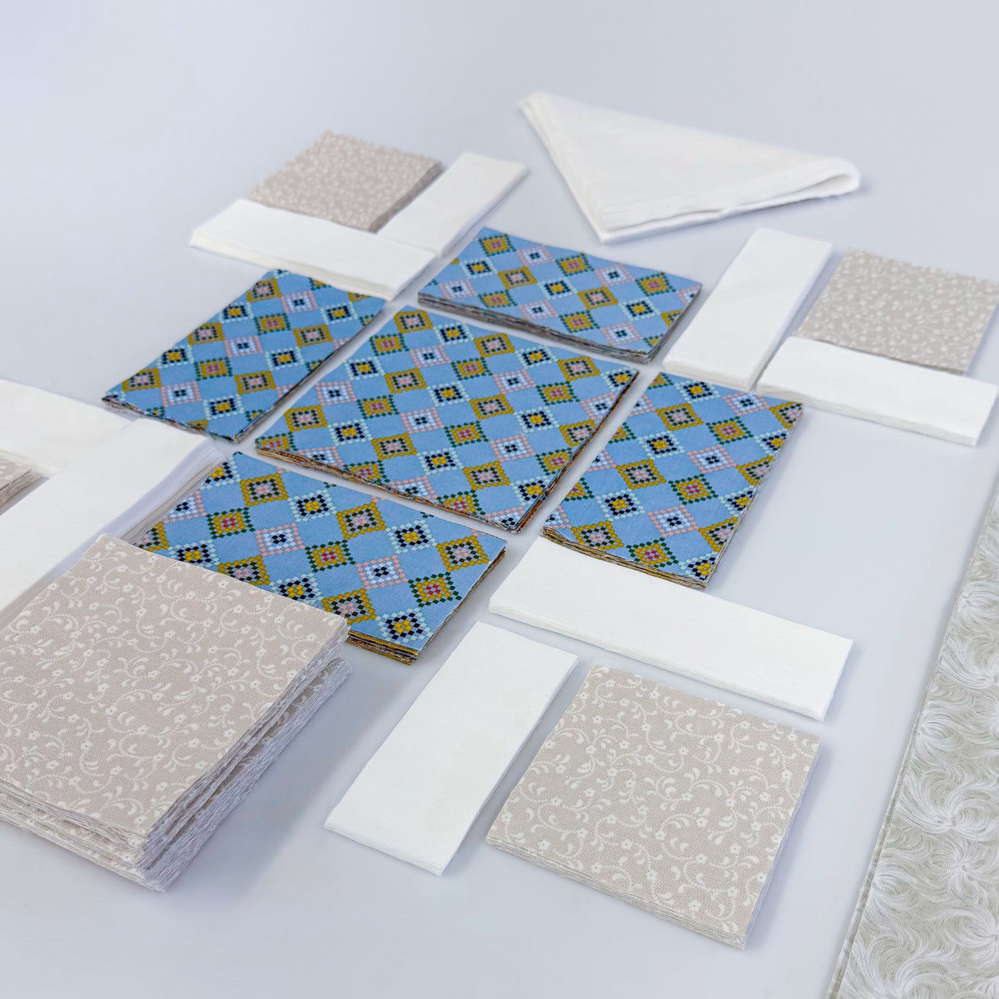 The Mary Precut Sew-Ready Quilt Kit Featuring Gorgeous Riley Blake Honey Locust Fabric