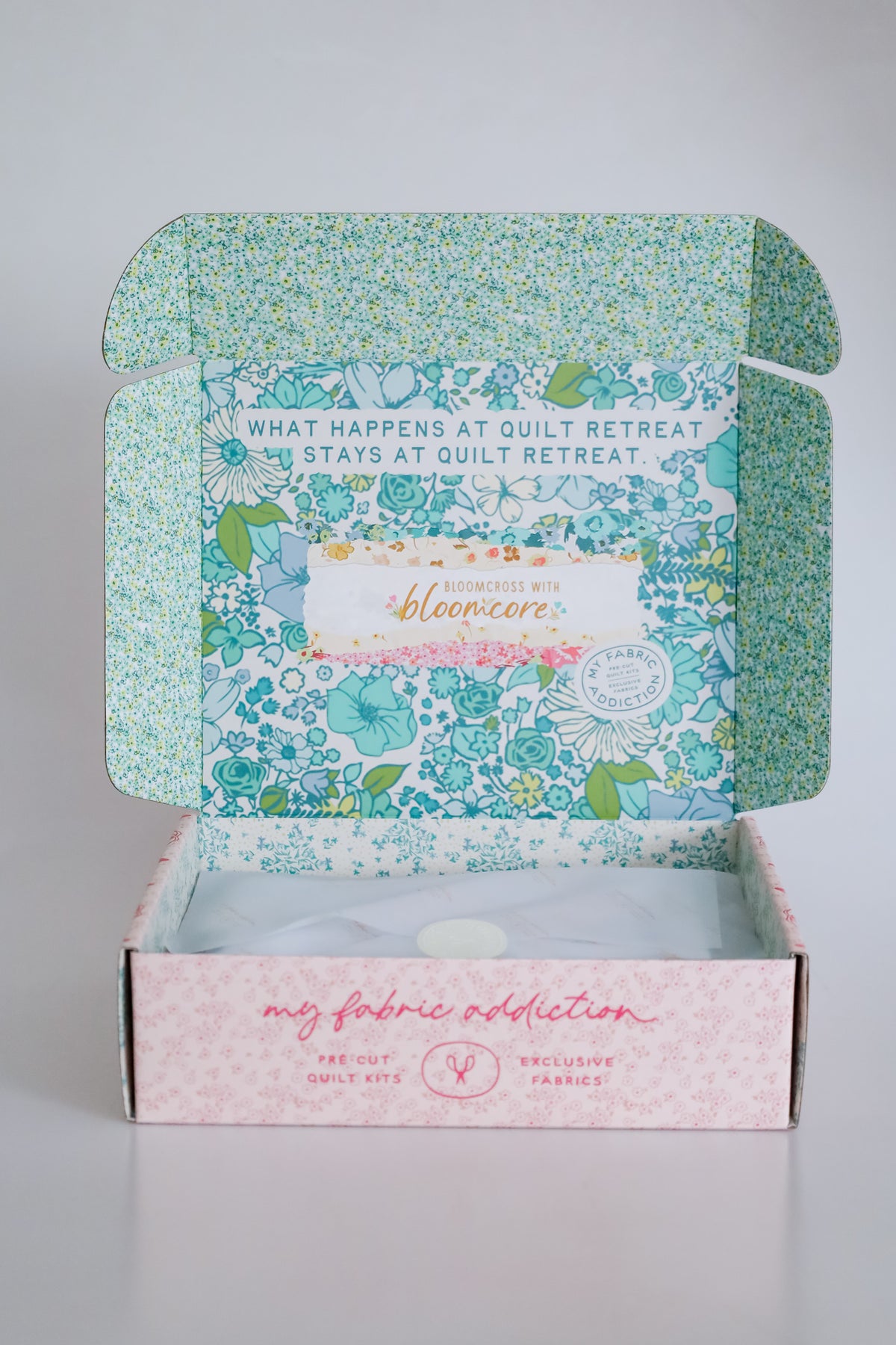 Bloomcross Precut Quilt Kit Featuring Art Gallery Bloomcore