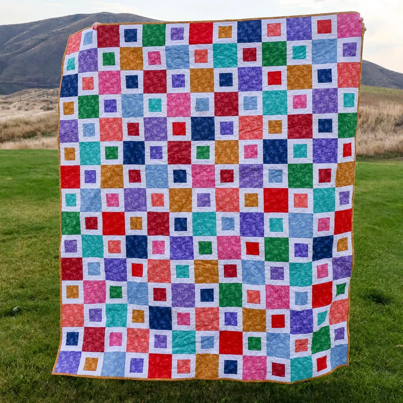 Dreamy Pre cut quilt kit The Frances pattern by Kitchen Table Quilts Backing Included!