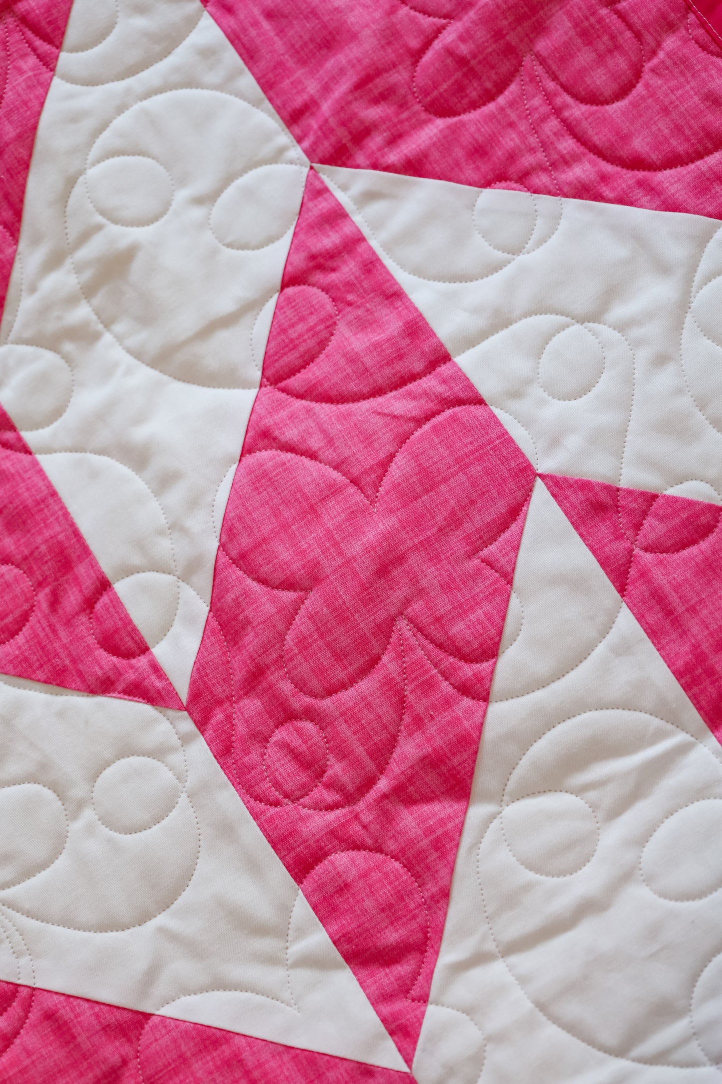 Little Zig Zags in Pink Pre-Cut Baby Quilt