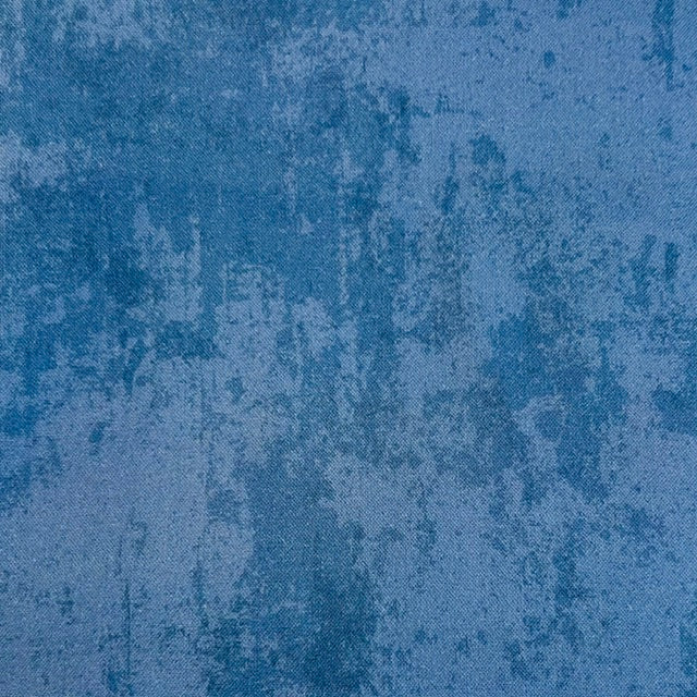 END OF BOLT 877 Blue Grunge 100% cotton quilting fabric