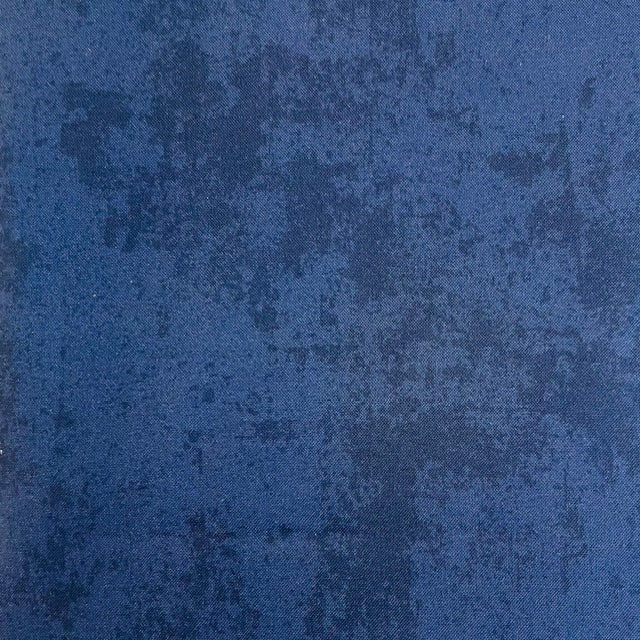 END OF BOLT 882 Blue Grunge Background 100% cotton quilting fabric