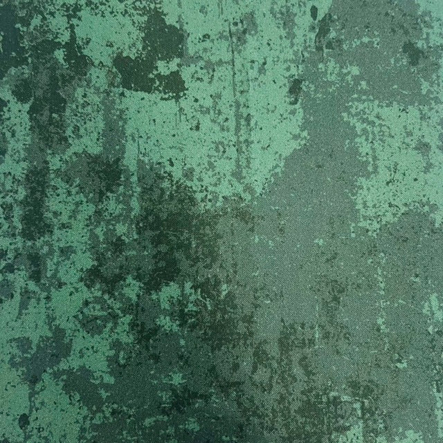 END OF BOLT 922 Green Grunge Background 100% cotton quilting fabric