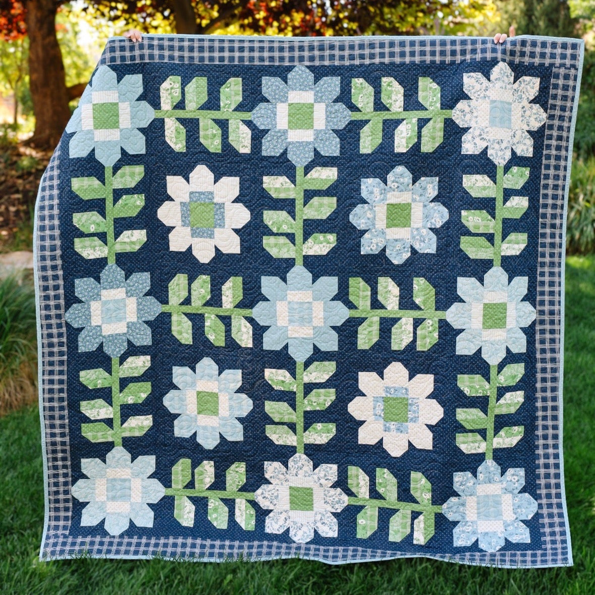 Edelweiss PRE CUT Quilt Kit Featuring by Camille Roskelley featuring Nantucket Summer by Moda fabrics