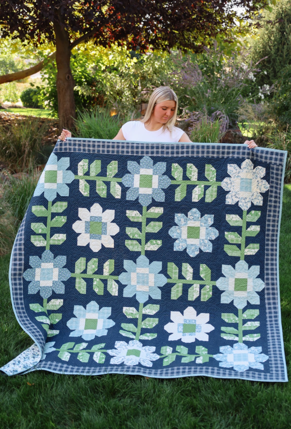 Edelweiss PRE CUT Quilt Kit Featuring by Camille Roskelley featuring Nantucket Summer by Moda fabrics