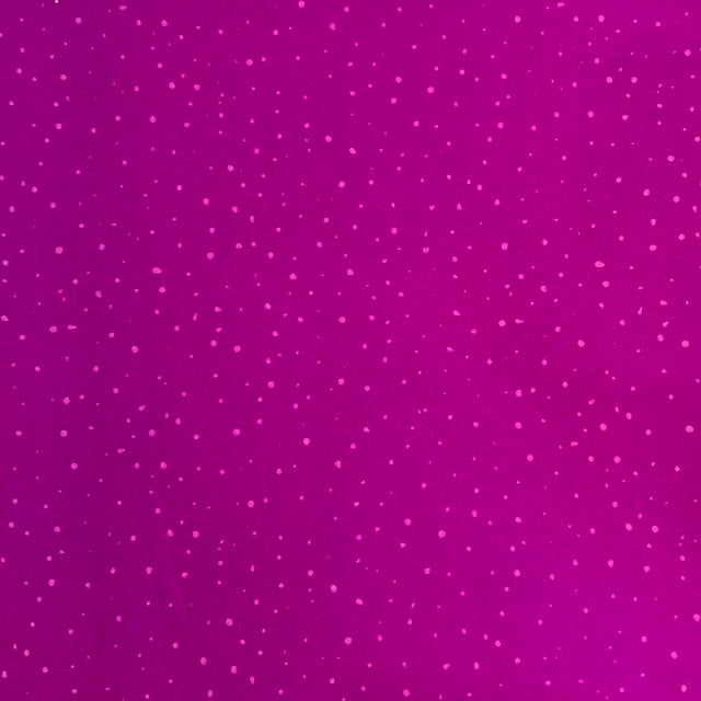 END OF BOLT 1053 My Fabric Addiction Plum Purple with Purple Polka Dots background 100% cotton quilting fabric