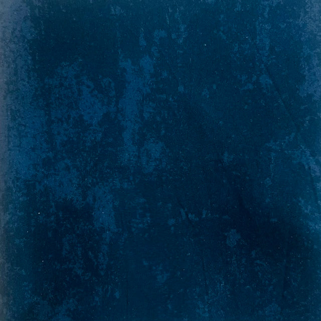 END OF BOLT 1105 My Fabric Addiction Navy Grunge Velvet Sky background 100% cotton quilting fabric