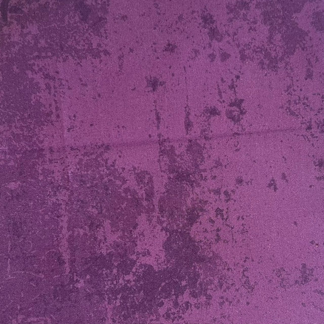 END OF BOLT 1117 My Fabric Addiction Purple Grunge Velvet Plum background 100% cotton quilting fabric