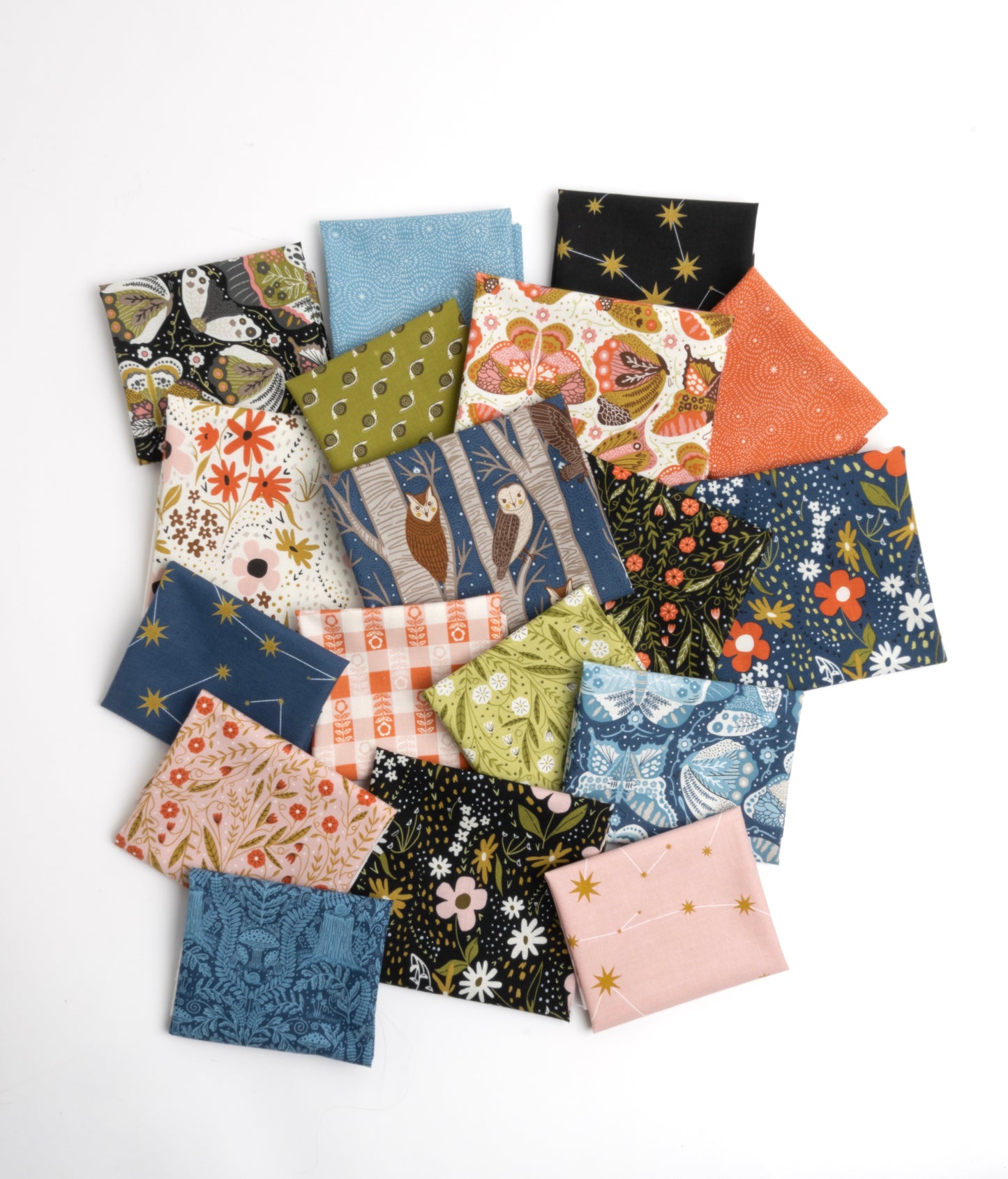 Night Owl Layer Cake® 48420LC Moda Precuts precut Layer Cake 10" squares quilt fabric by Gingiber
